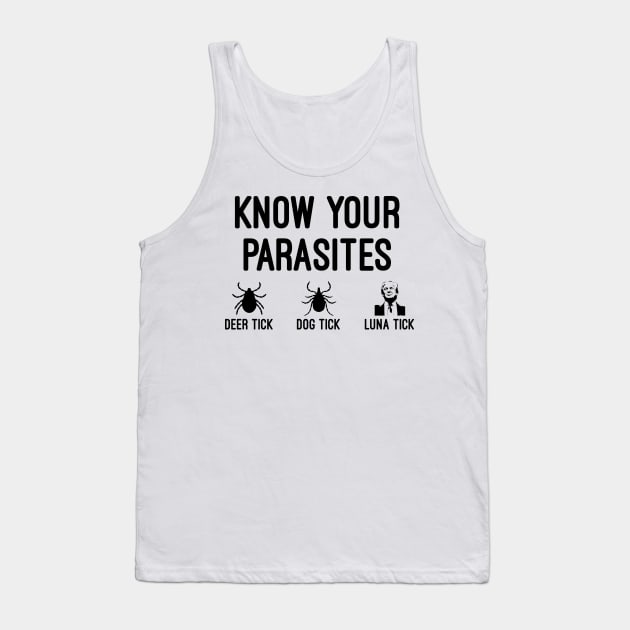 Know Your Parasites Tank Top by Raw Designs LDN